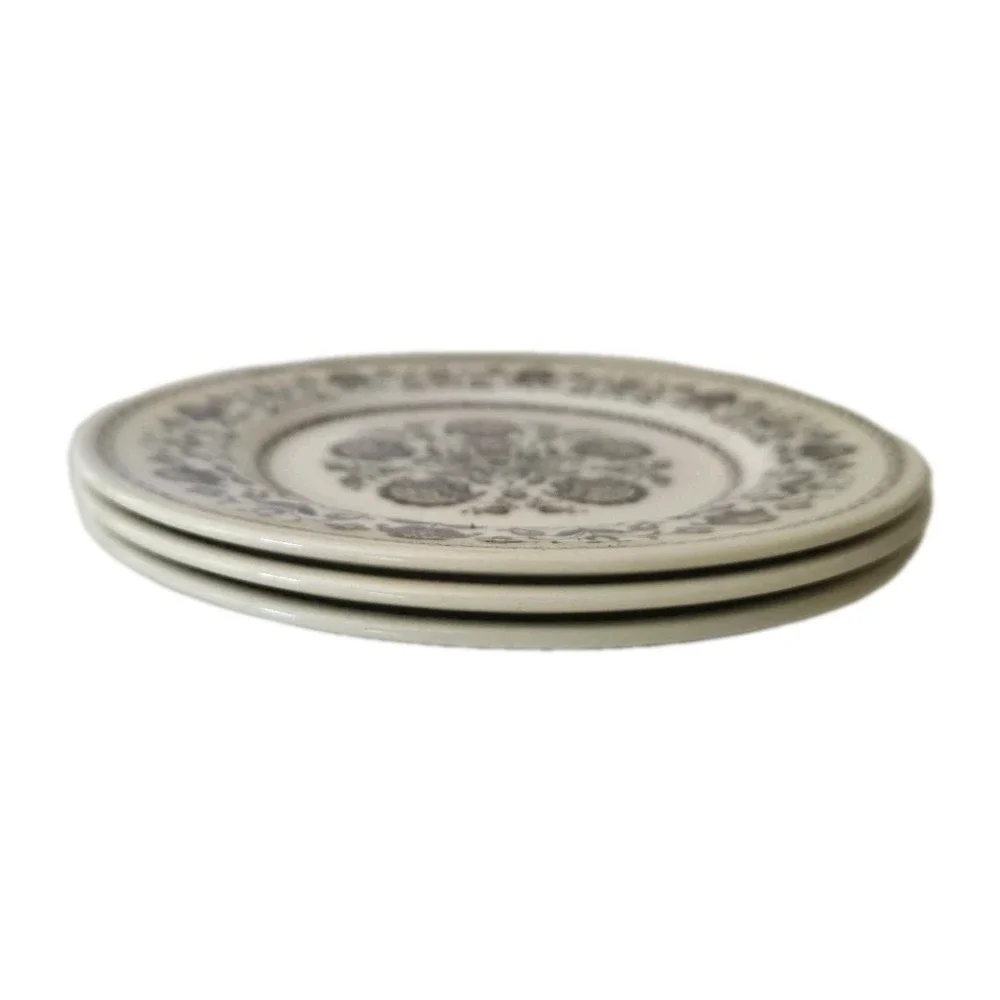 Wood & Sons WELLESLEY Salad Plate(s), Brown, Set Of 3